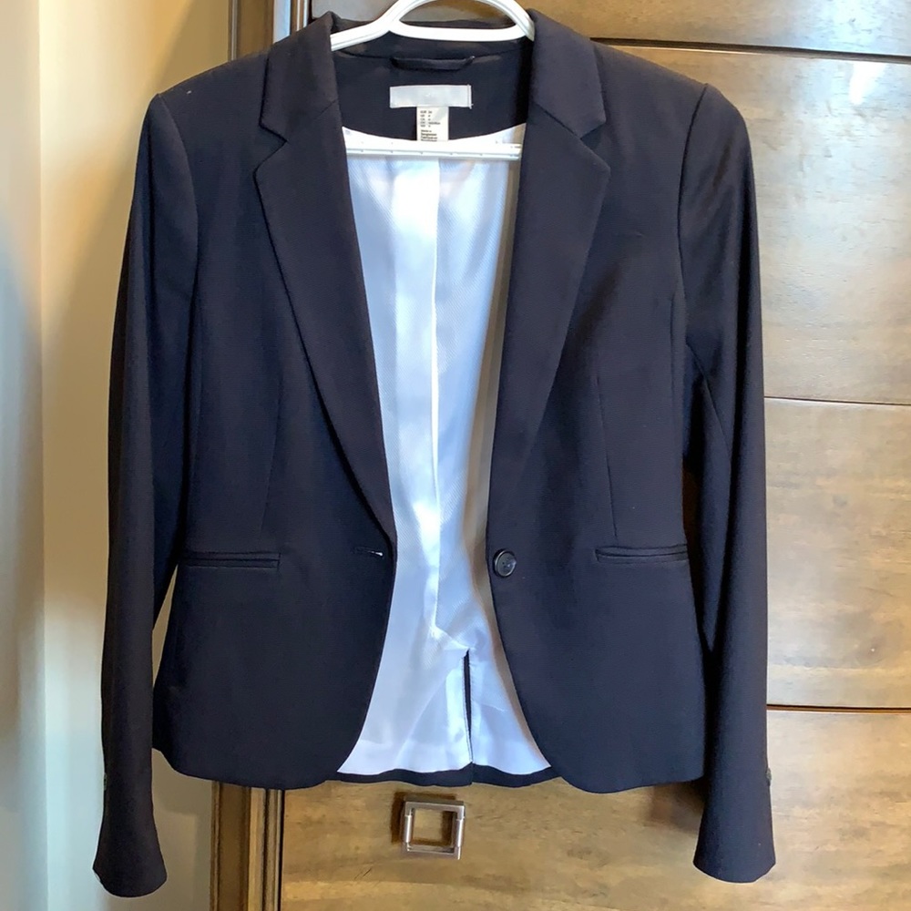 H&M Navy Blue Blazer